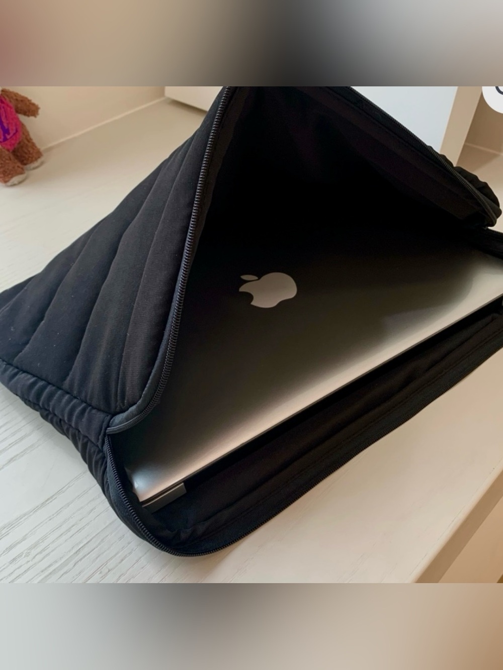 CHANEL Zippered Laptop Case in Black NWT GWP - Picture 12 of 15